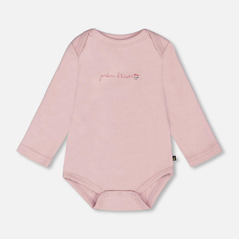 Organic Cotton Long Sleeve Romper