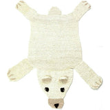 Organic Wool Play Mat + Nursery Rug  | Polar Bear