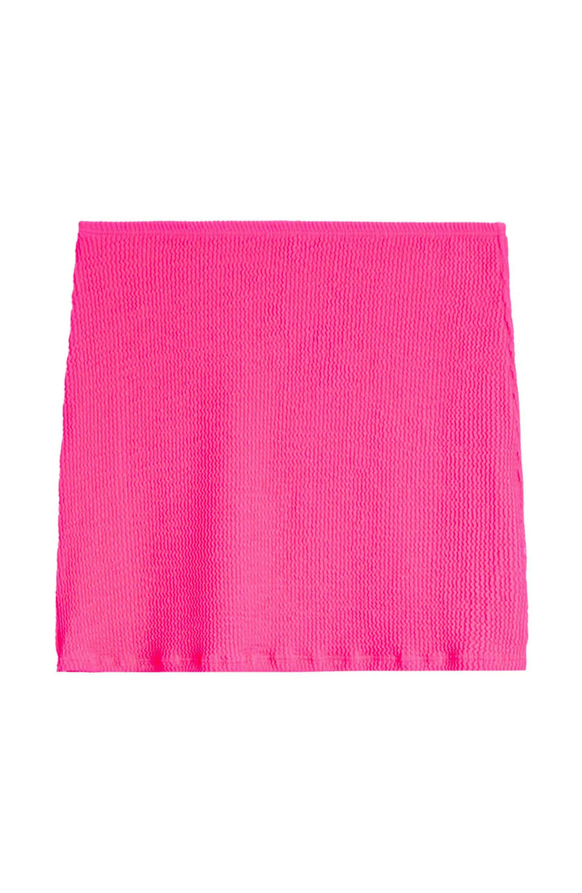 Portia-Crinkle Skirt- Fuschia