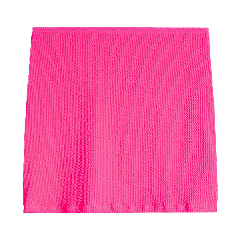 Portia-Crinkle Skirt- Fuschia