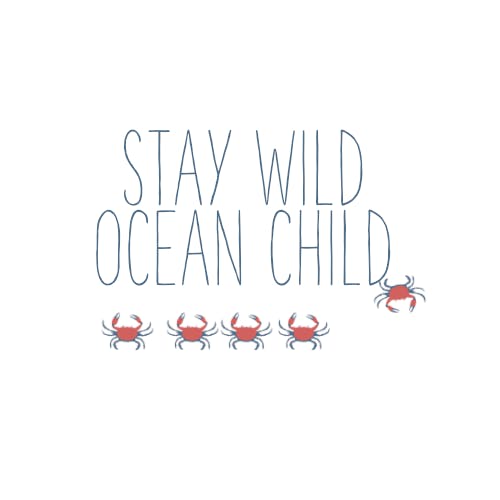 graphic tee | stay wild ocean child
