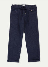 The Navy Flannel Jogger Trousers