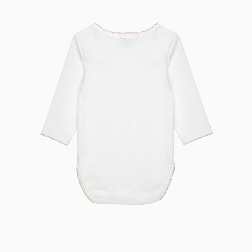 Baby Bunny Embroidered Envelope Bodysuit