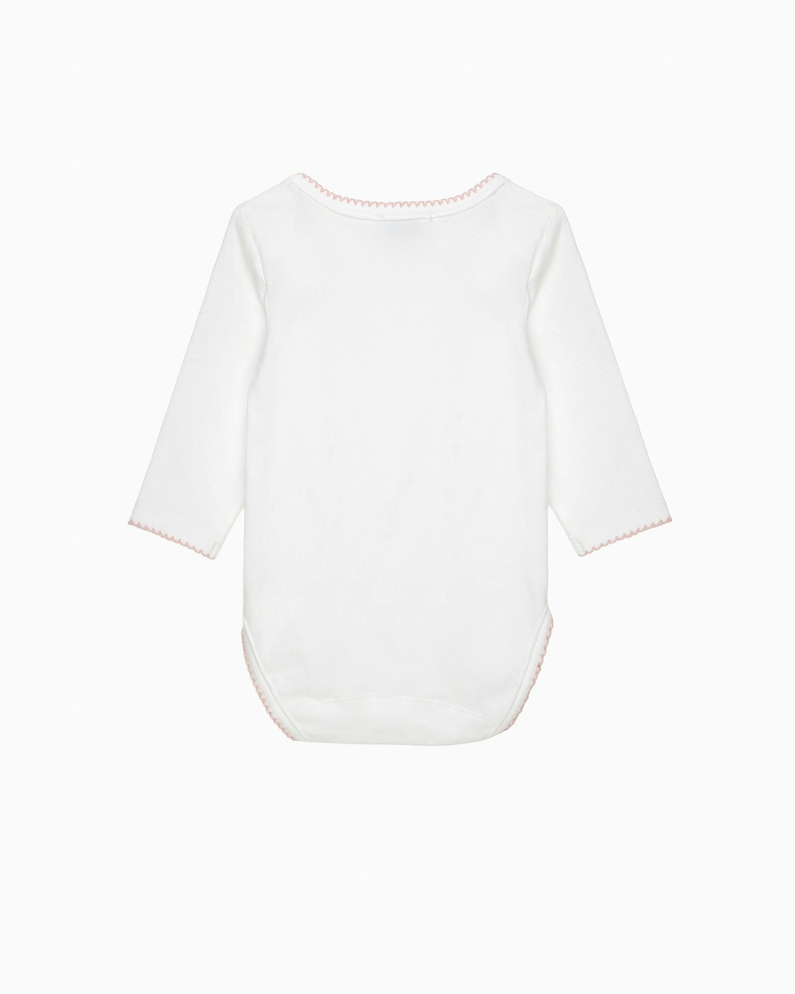 Baby Bunny Embroidered Envelope Bodysuit