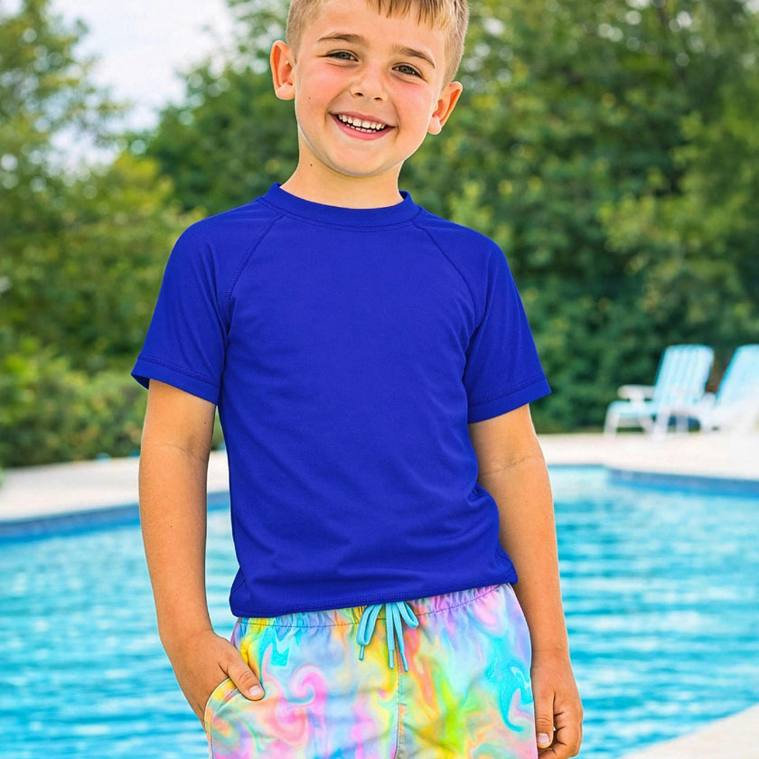 Dylan Boys Marble Print Board Shorts