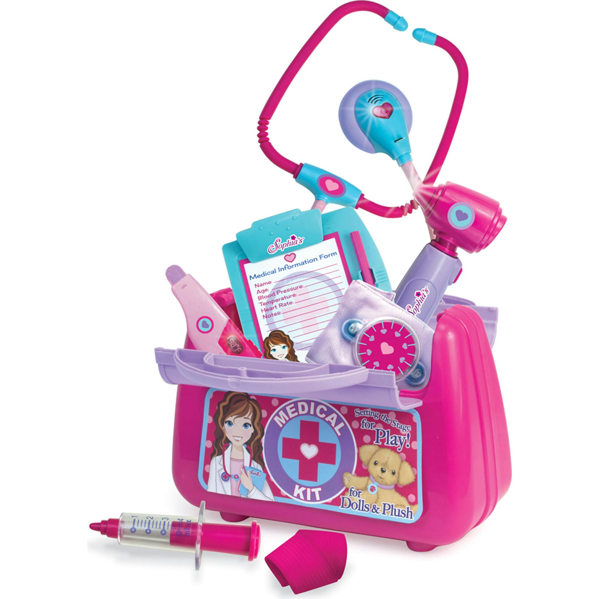 Sophia's 9-Piece Medical Kit with Realistic Devices and for 18