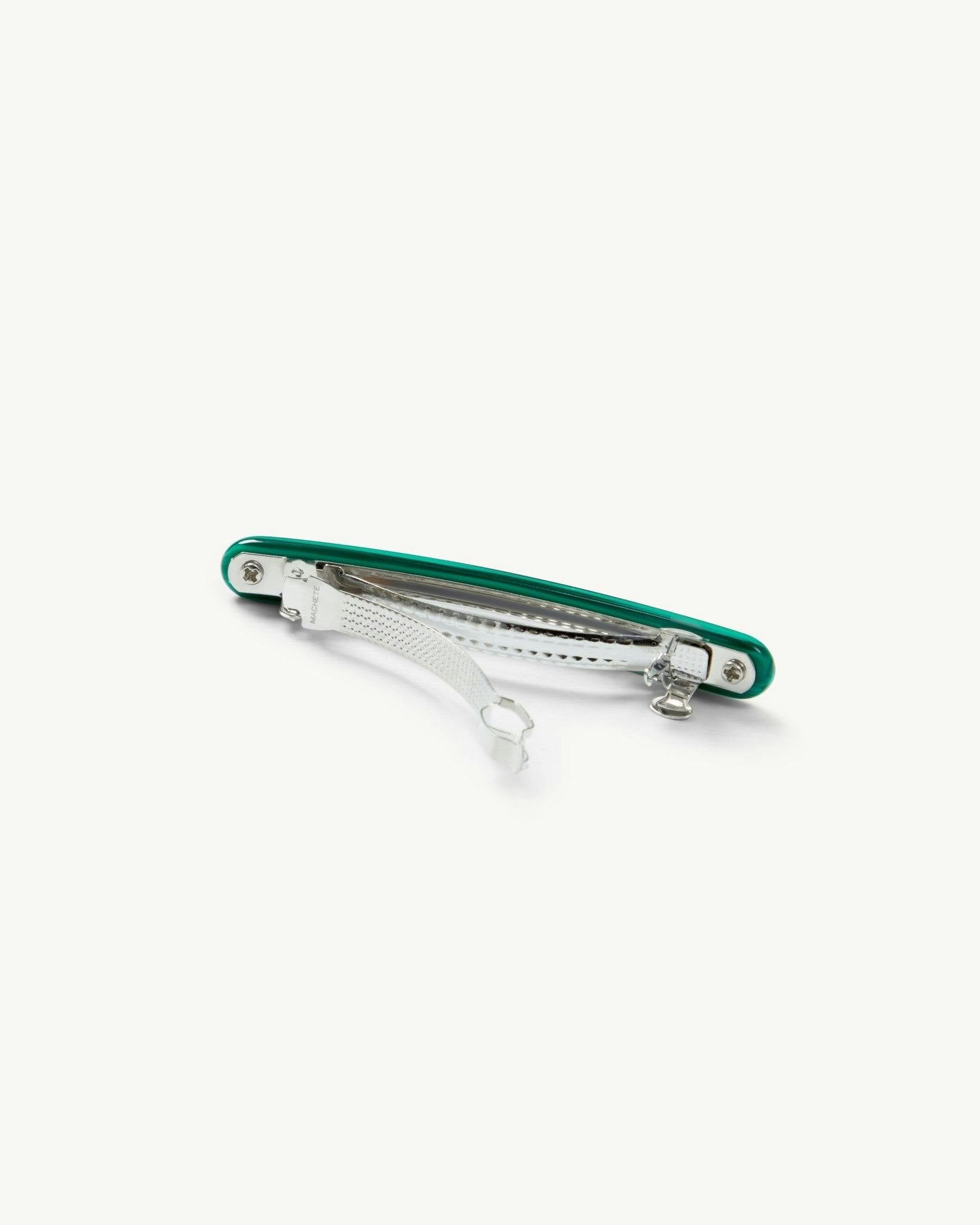 Midi Paris Barrette in Malachite