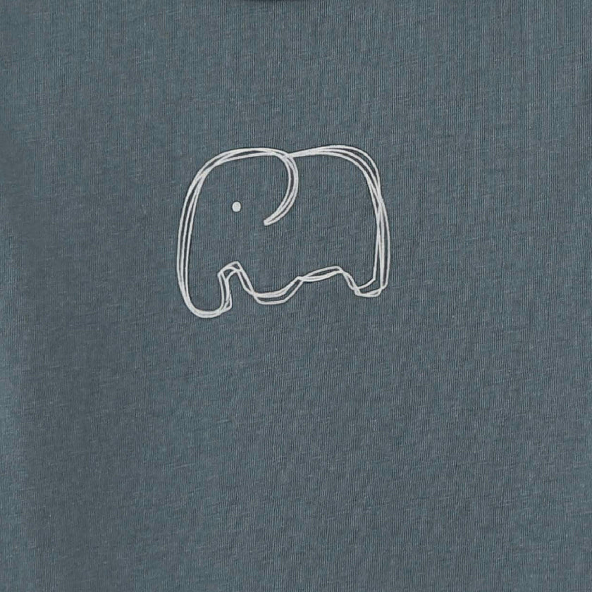 Blue Elephant Short Set