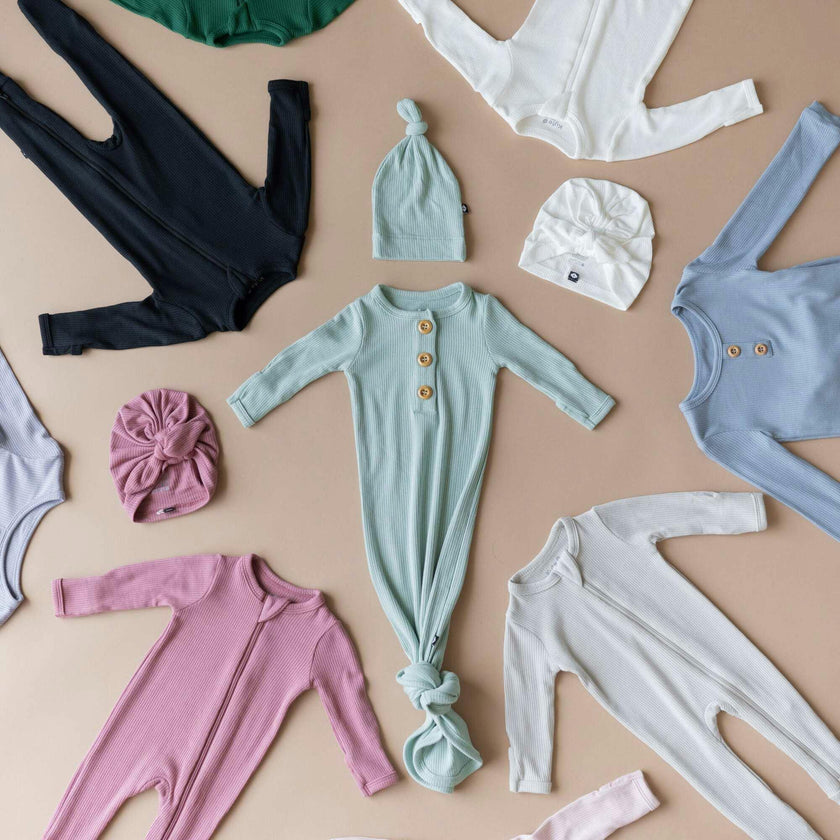 Ribbed Zipper Romper, Oat