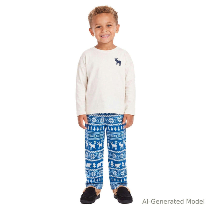 Boys (2-4) Pajama Set | Fair Isle Moose