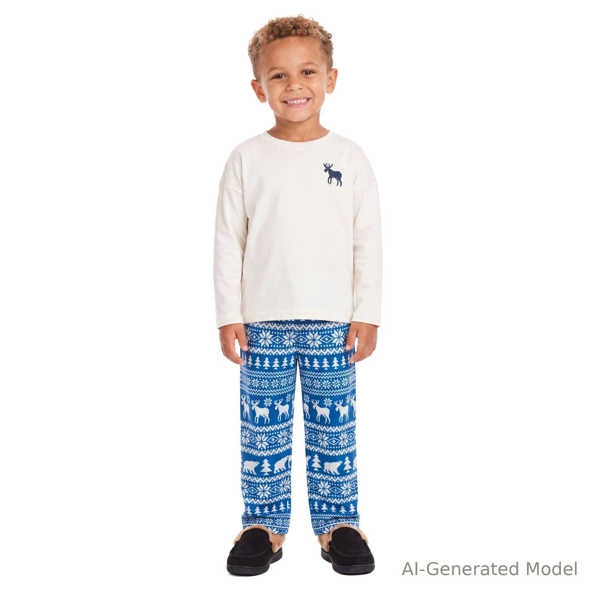 Boys (2-4) Pajama Set | Fair Isle Moose