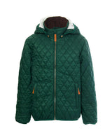 Kids Puffer Jacket in Ivy Green