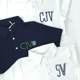 Griffin Boys' Pima Cotton Polo Golf Shirt White