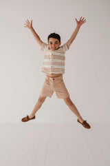 Boy's Collar Button Shirt