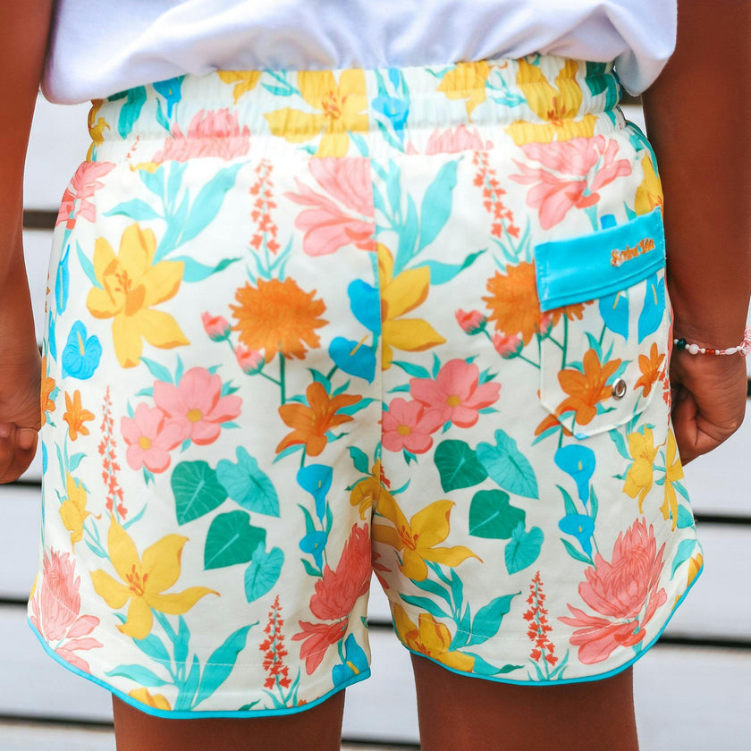Coney Island Floral Swim Shorts