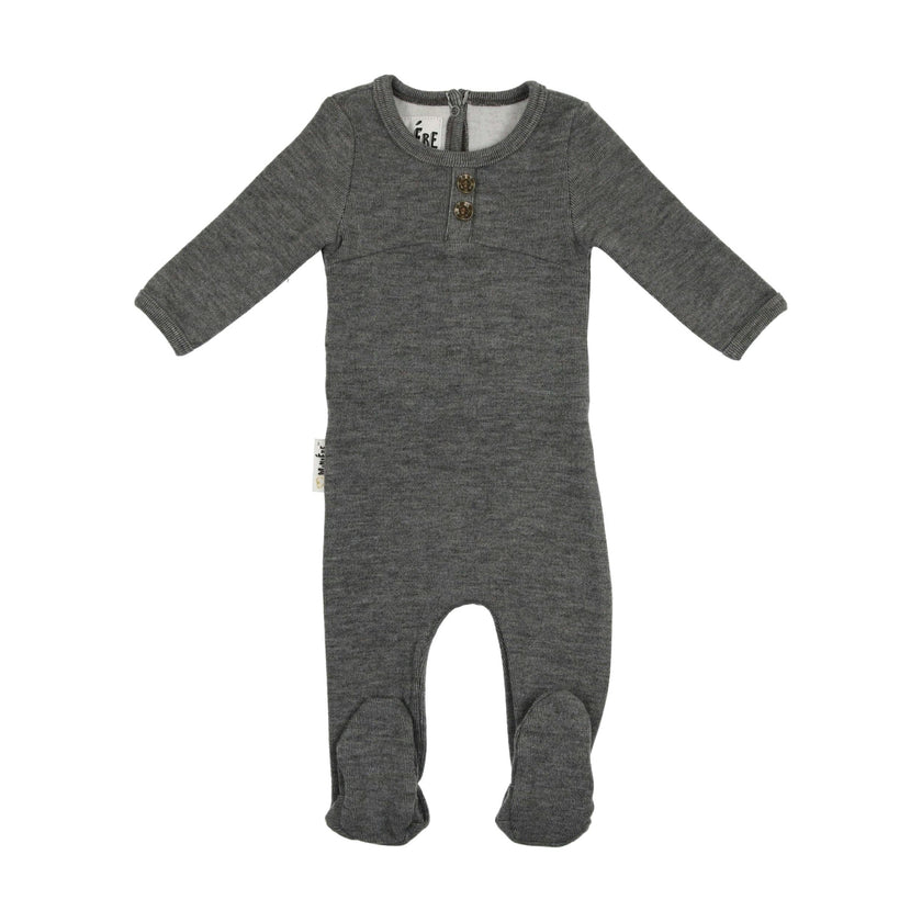 Asymmetrical Cashmere Footie