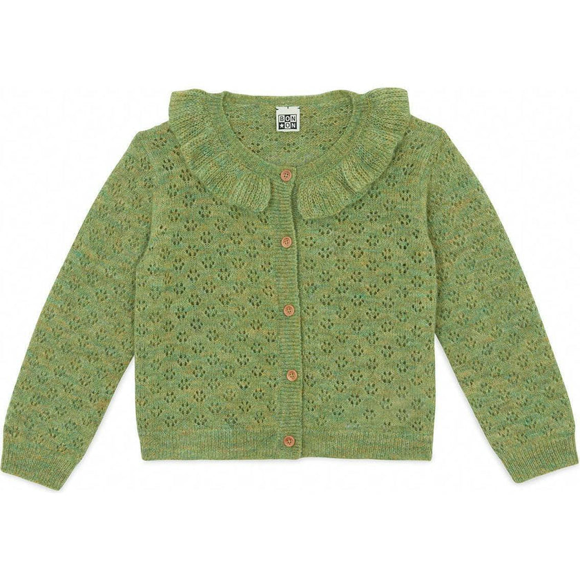 BONTON Corolle Cardigan - Vert Prairie