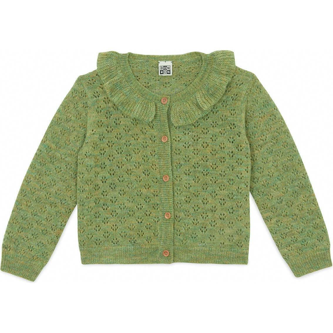 BONTON Corolle Cardigan - Vert Prairie
