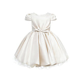 Champagne Bow Short Solera Dress