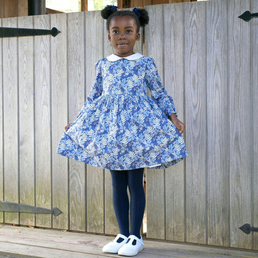 Acorn Leaf Peter Pan Collar Dress