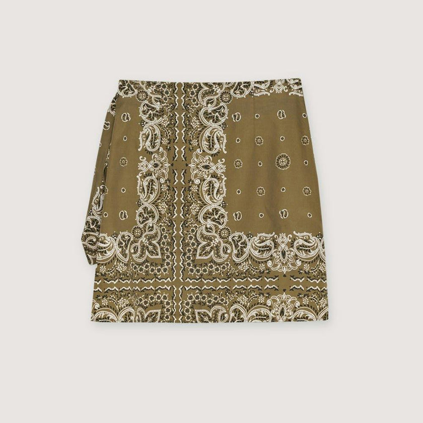 Waterlily Woman Skirt Bandana Print