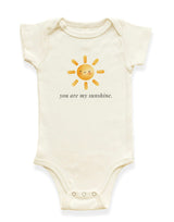 You Are My Sunshine Organic Cotton Baby Bodysuit