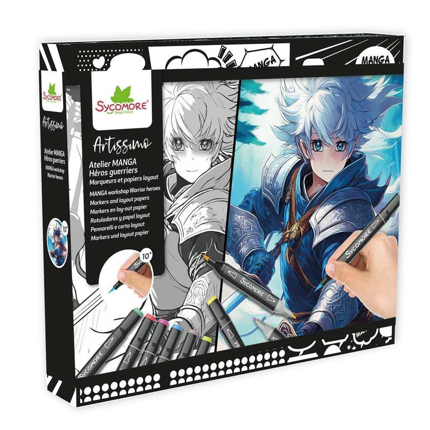 Manga - Layout And Markers Warrior Heroes - 10y+