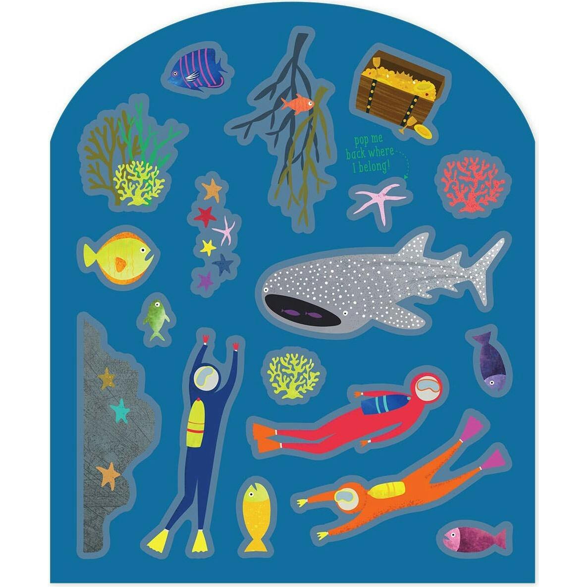 Stick & Play book Deep Sea