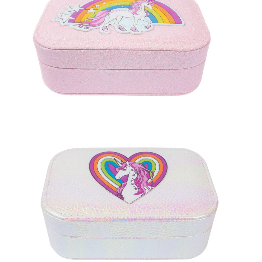 Pretty Precious Unicorn Jewelry Box 2pc Bundle