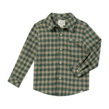 ATWOOD woven shirt green/yellow washed plaid