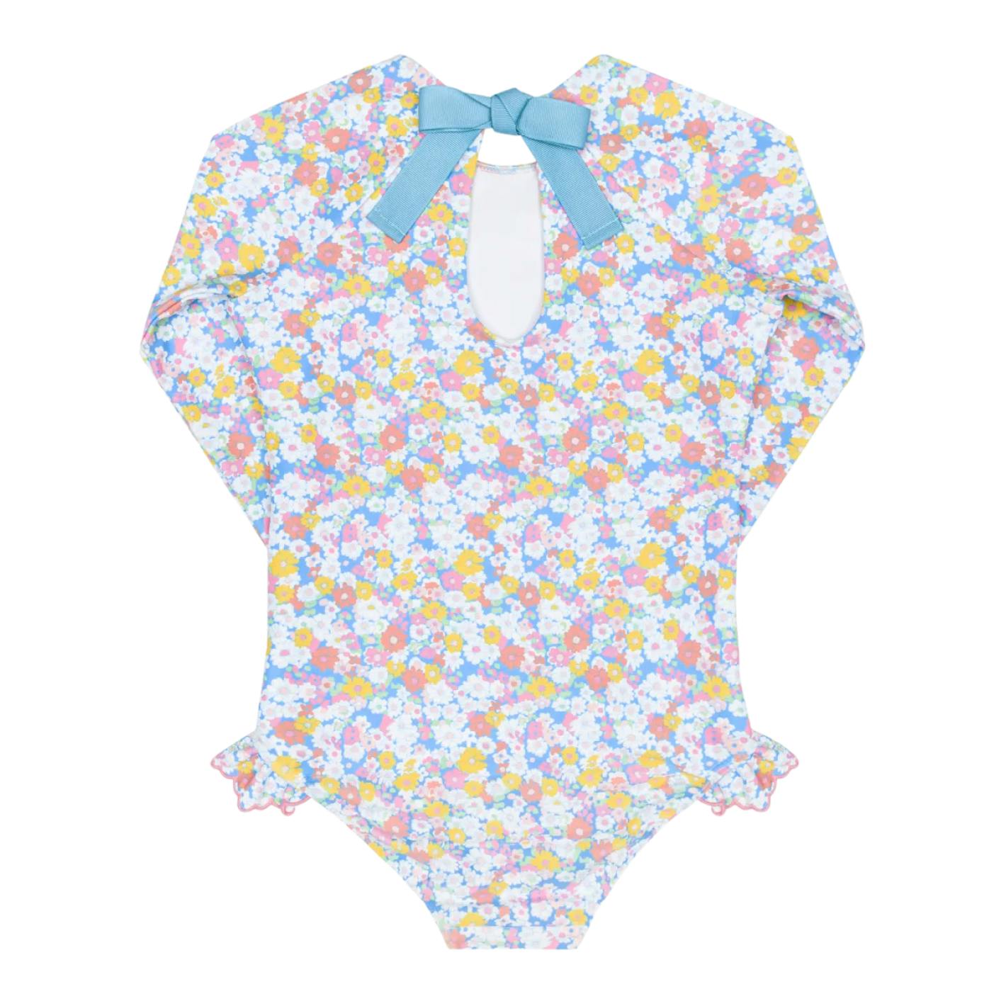 girls jasmine blossom rashguard one piece