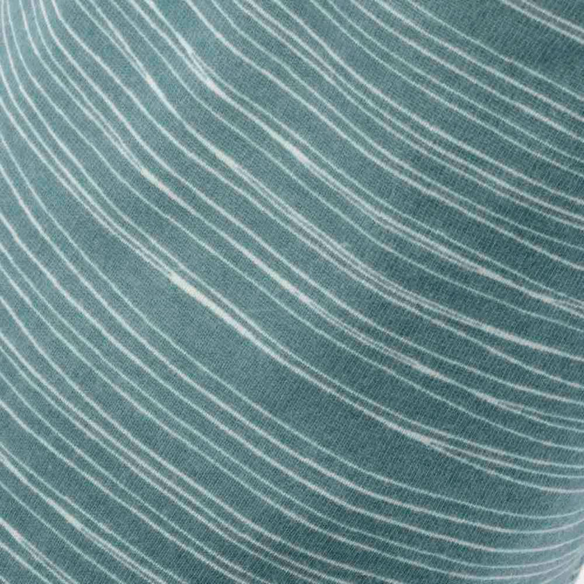 Blue Stripe Organic Cotton Three-Layer Kerchief Bib