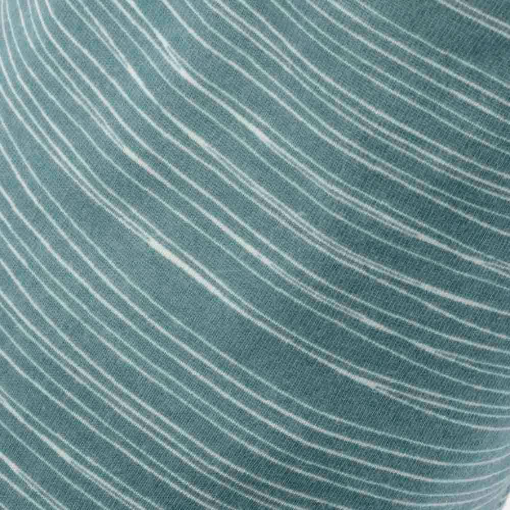 Blue Stripe Organic Cotton Three-Layer Kerchief Bib