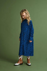 ANIMAL PRINT DRESS BLUE
