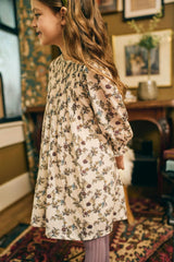 Charlotte Dress in Harvest Toile