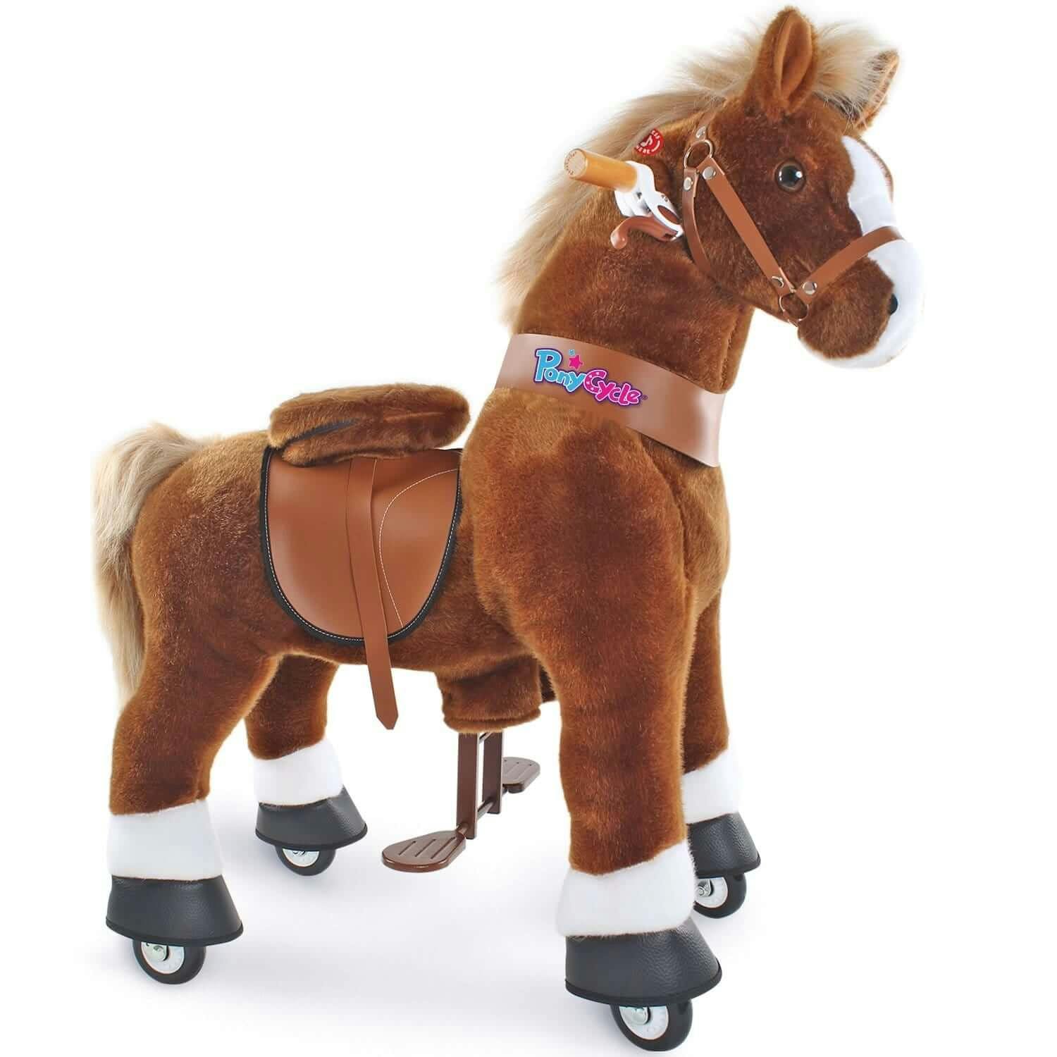 Model U® Horse Ride-On Toy Age 4–7 – Brown