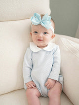 Diamond Quilt Long Sleeve Pima Bubble