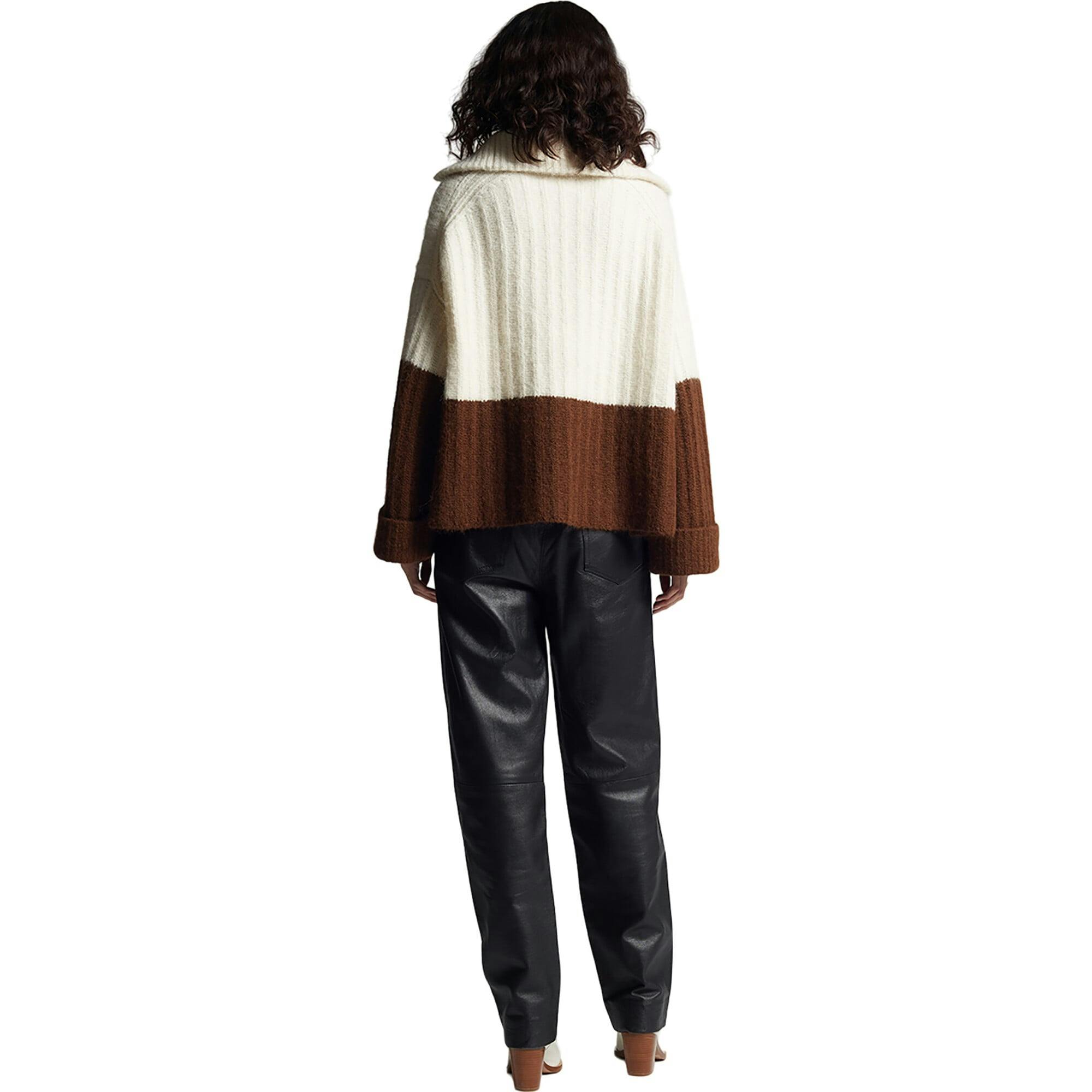 UMA COLOR-BLOCK PONCHO