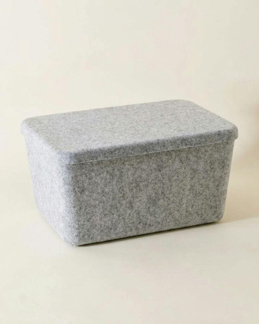 The Sculpted Bin - Wide with Lid