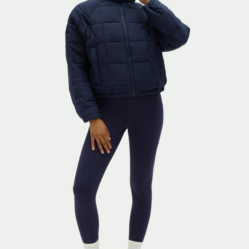 Nellie Packable Puffer Jacket Navy
