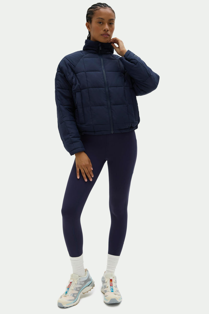 Nellie Packable Puffer Jacket Navy