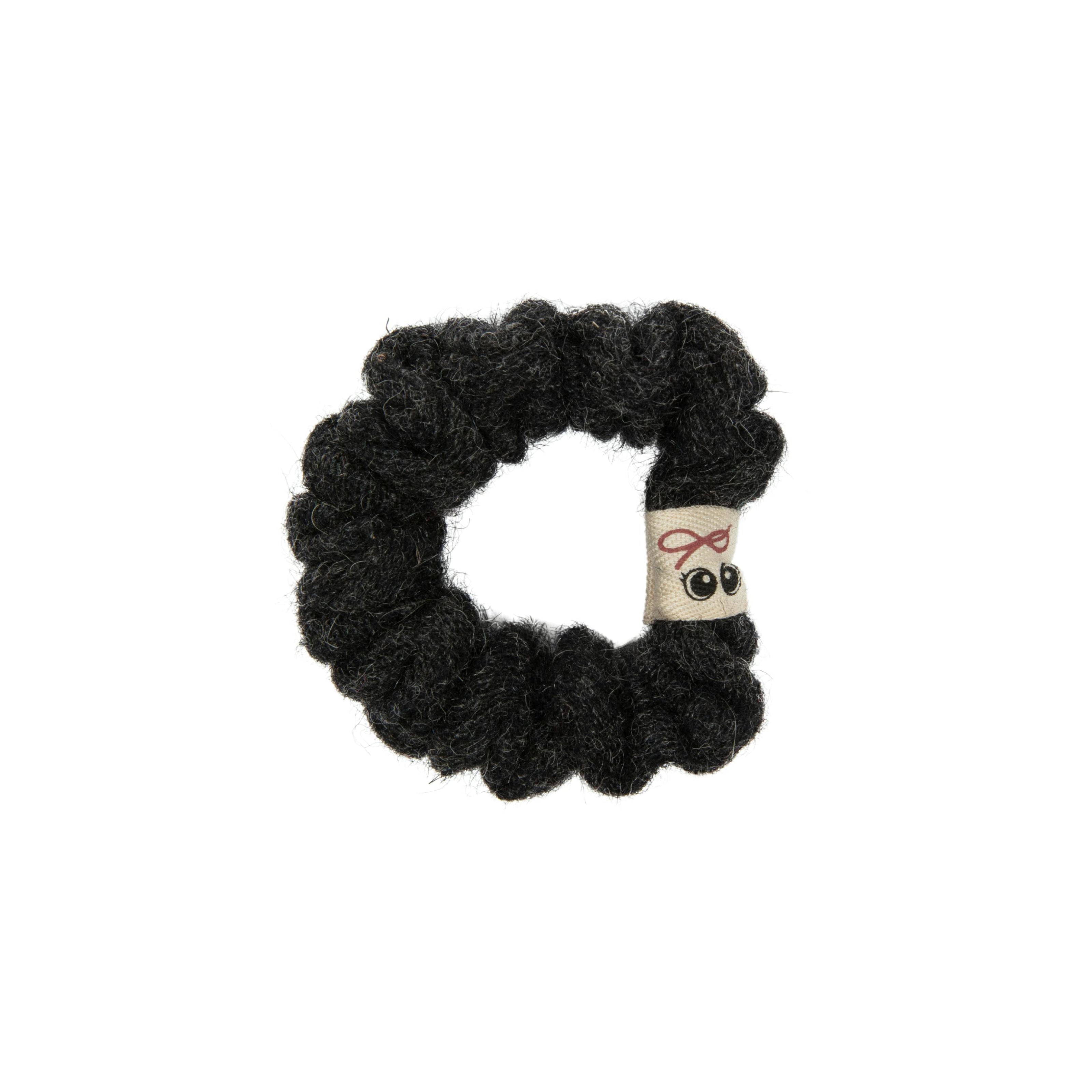 Brushed Wool Mini Scrunchy