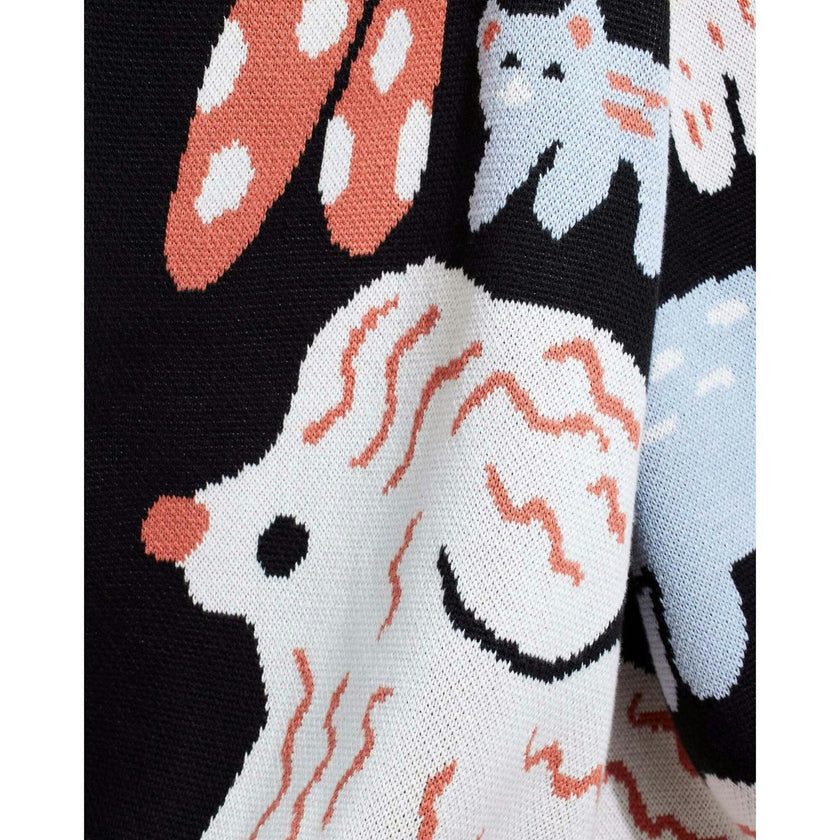Bow Wow Knit Midi Blanket