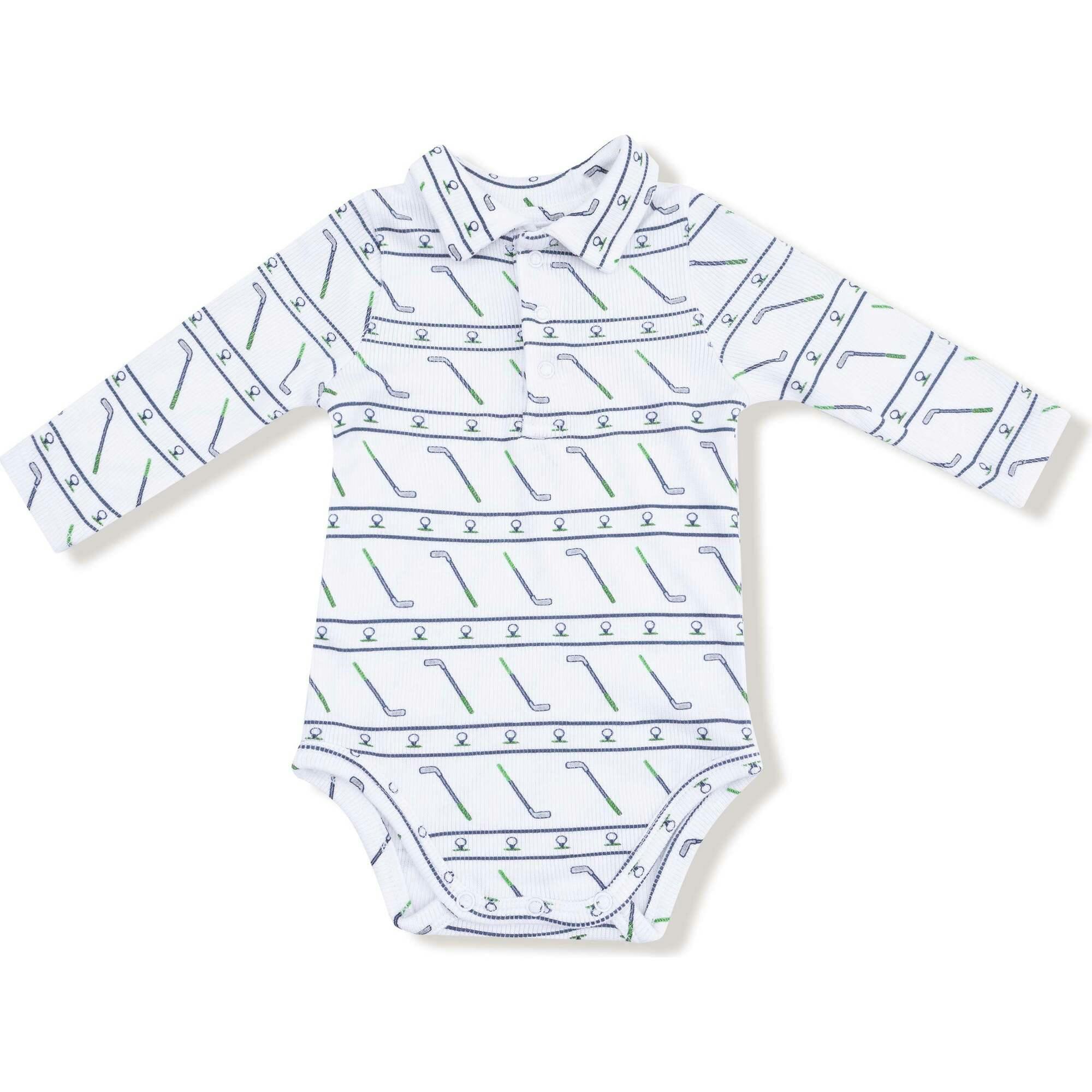 Golf Club - Long Sleeve Polo Bodysuit
