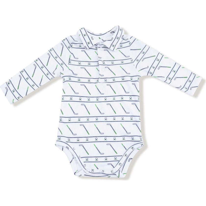 Golf Club - Long Sleeve Polo Bodysuit