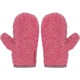 children's merino mittens - dusty pink 6y+