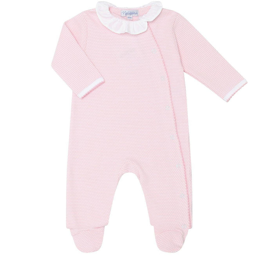Pink Bubble Crossover Footie