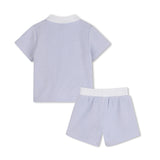 Light Blue Polo Baby Set