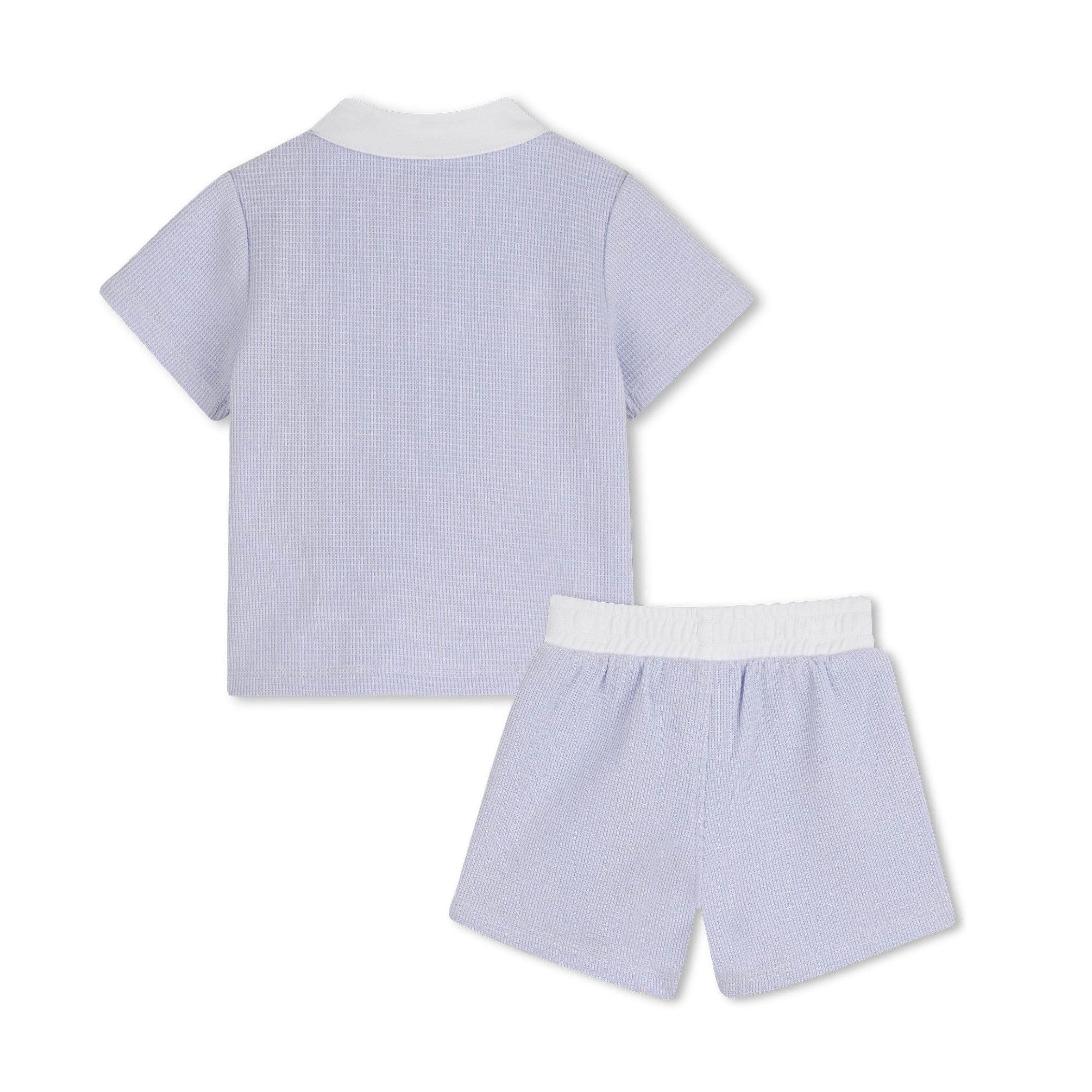 Light Blue Polo Baby Set