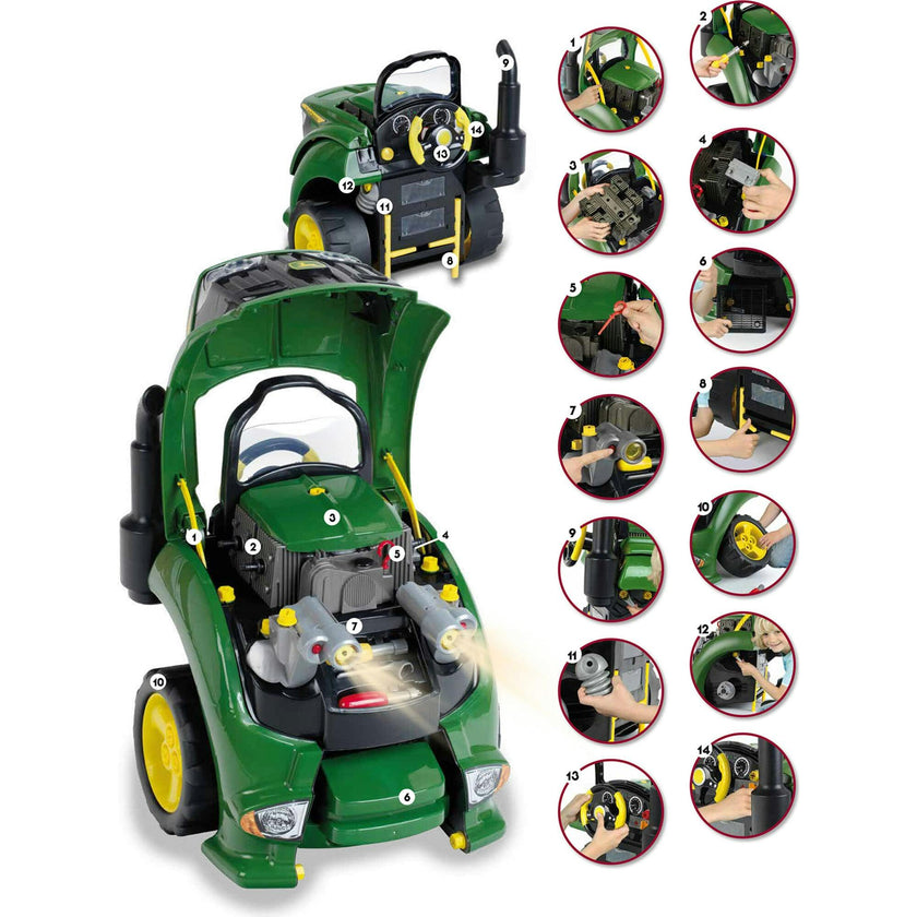 John Deere:  Take Apart & Rebuild Tractor Engine Toy